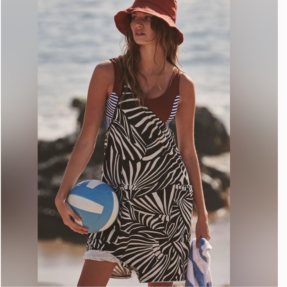 Free People Movement Zebra Romper